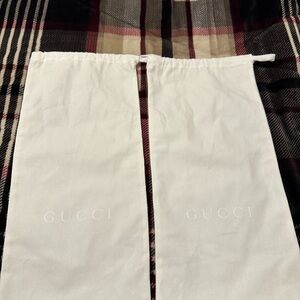 Gucci Cream Dust Bags
